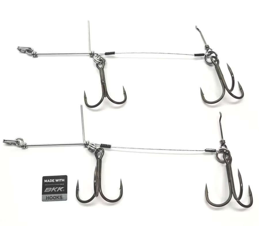 The Stinger Rig -   Double XL - BKK 2/0  2pcs